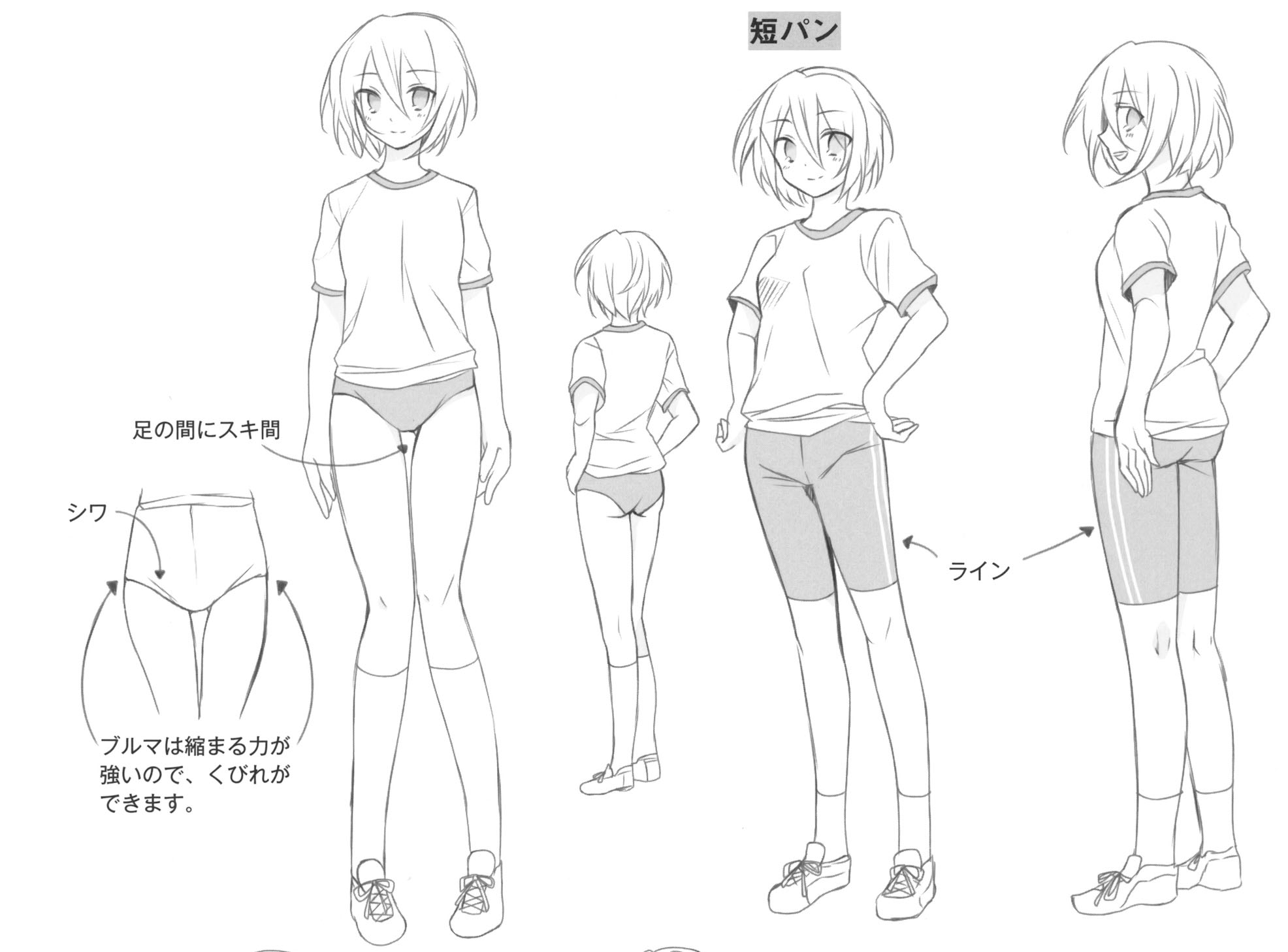日系漫画服饰的绘制方法！（三）