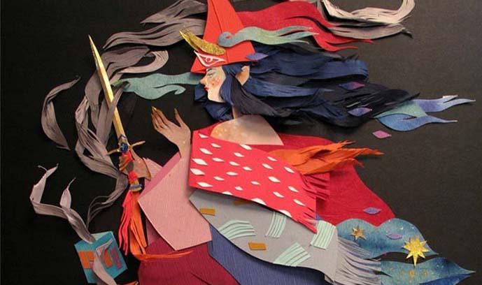 【画师推荐】加拿大剪纸艺术家Morgana Wallace绘画作品欣赏