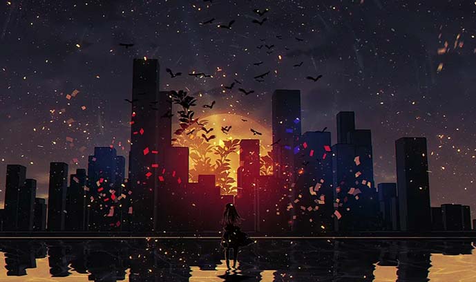 【画师推荐】韩国画师reinforced风景作品欣赏