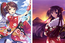 「画集」姫繰三六五画集 二〇一七年版 上巻 [191P]