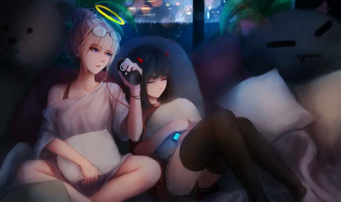 【画师推荐】中国画师-梦夏shimmer-的作品欣赏