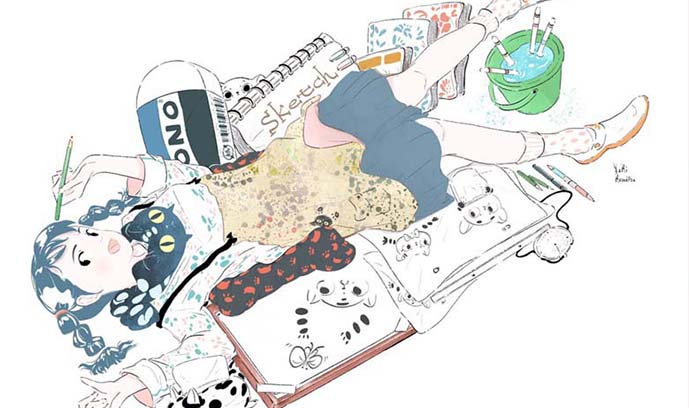【画师推荐】日本的漫画设计艺术家かわつゆうき的作品欣赏