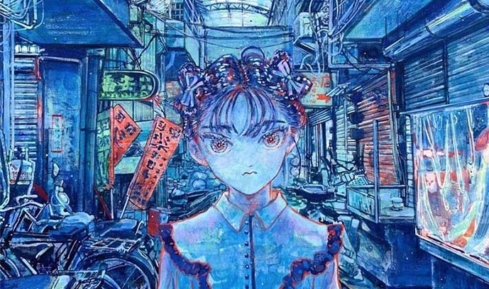 【画师推荐】日本的艺术家Haruka Makita的作品分享