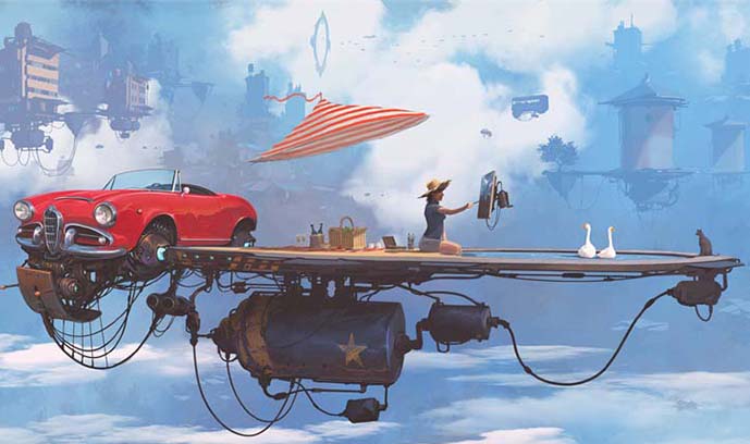 【画师推荐】阿根廷的创意插画师Alejandro Burdisio的作品分享