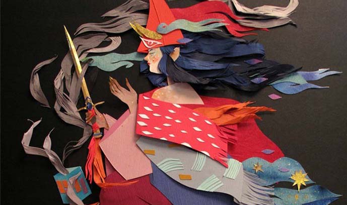 【画师推荐】加拿大剪纸艺术家Morgana Wallace的作品欣赏