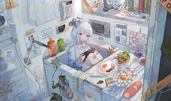 【画师推荐】日本人气绘画师梅まろ的作品分享