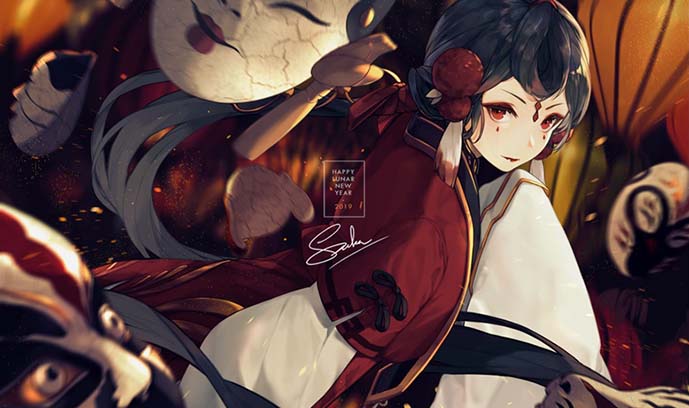 【画师推荐】日本画师Saika『罪歌』的作品分享