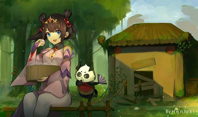 【画师推荐】画师Hentaki的绘画作品分享